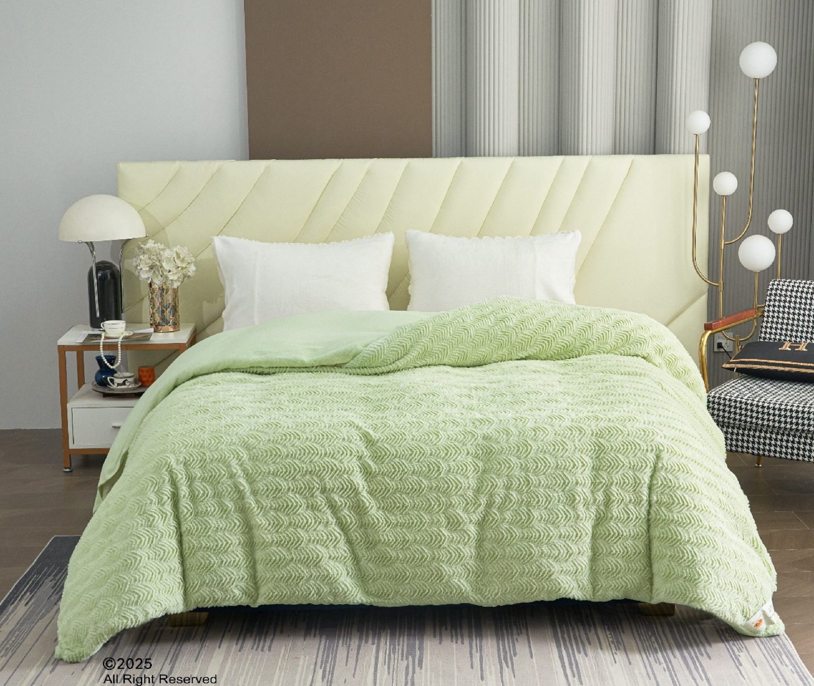 Pistachio Chevron