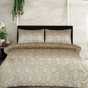 Luxury cotton bedsheet Sandstone Aura design