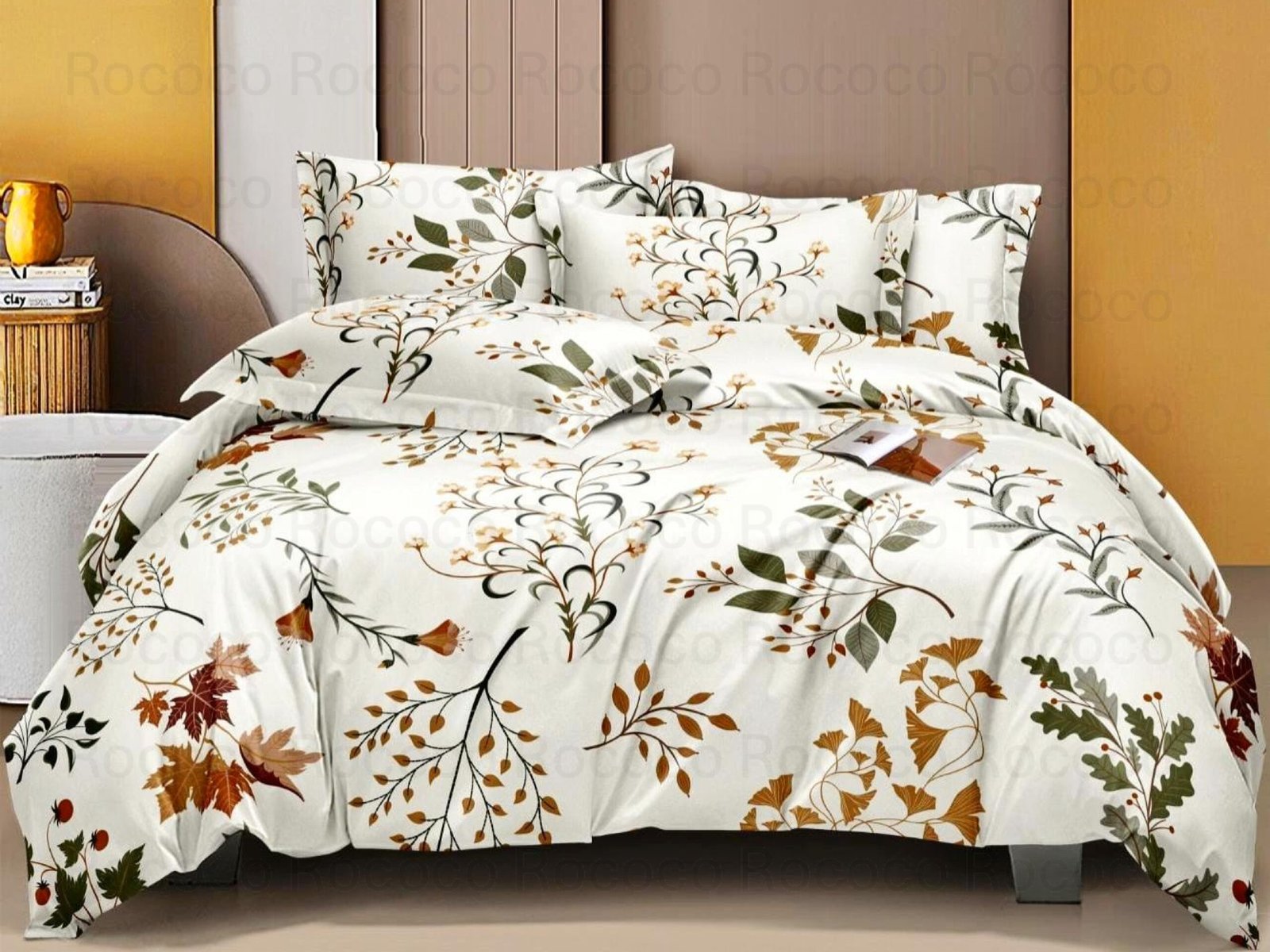 Autumn Vine Bedsheet Set by Pole Star