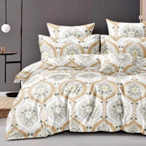 Golden Heritage Bedsheet Set by Pole Star