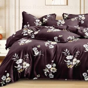 Midnight Bloom Bedsheet Set by Pole Star