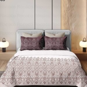 Luxury cotton bedsheet Rosewood Ornate design