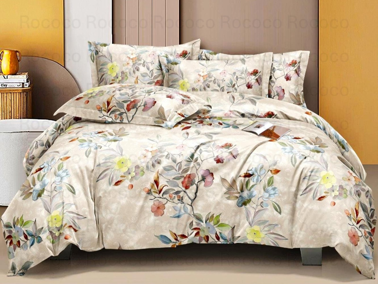 Pastel Garden Bedsheet Set by Pole Star