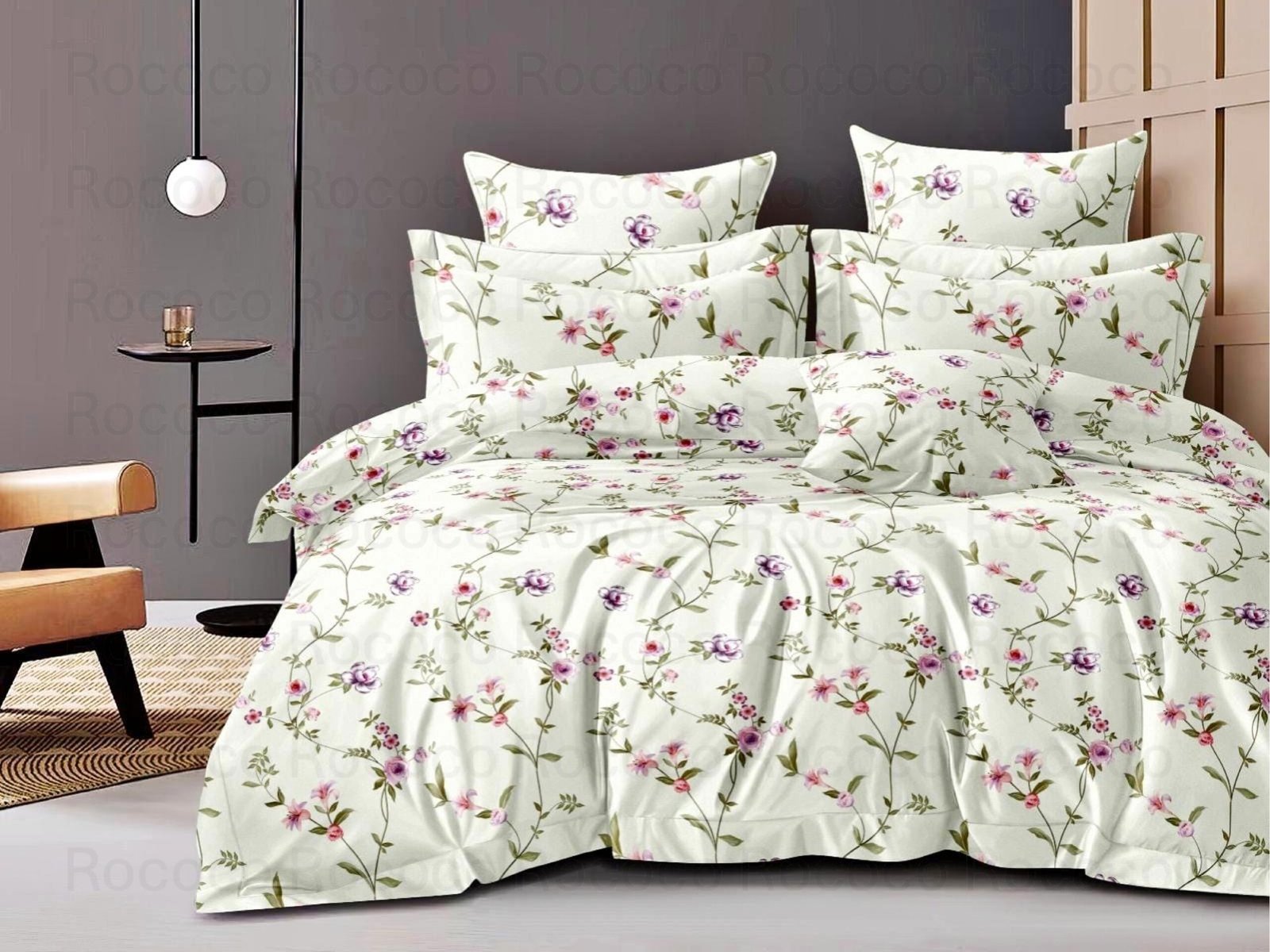 Pink Blossom Bedsheet Set by Pole Star