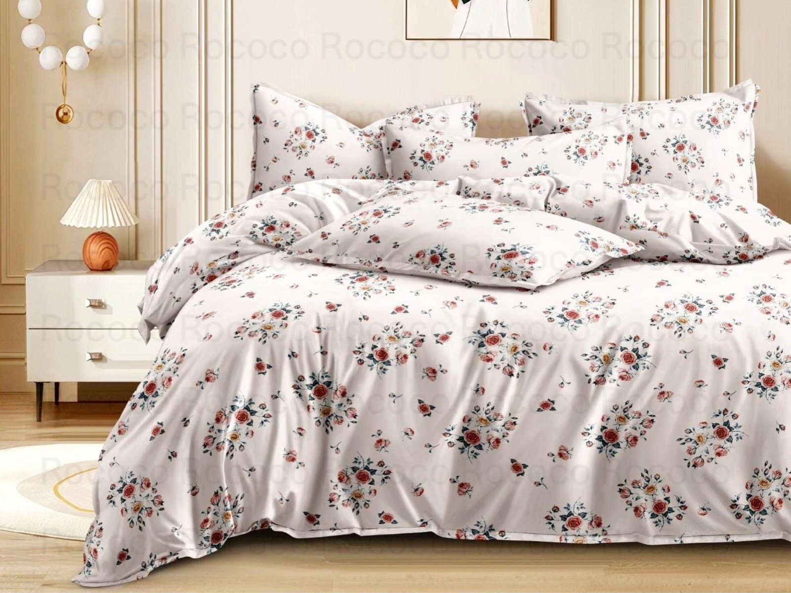 Rose Bouquet Bedsheet Set by Pole Star
