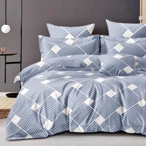 Sky Stripes Bedsheet Set by Pole Star
