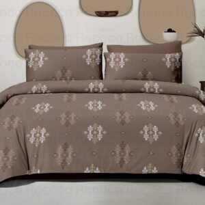 Rococo & Stately Italian Collection Sandstone Tile Cotton Bedsheet Set